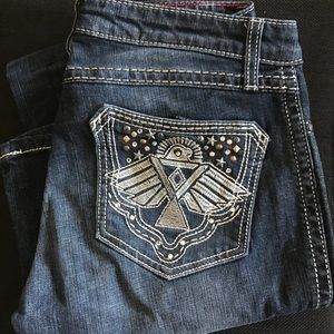 Rock 47 boot cut jean